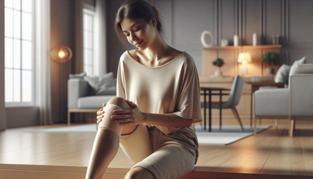 무릎 통증 있을 때 찜질 방법 5가지 제대로 하는 법을 설명하는 이미지