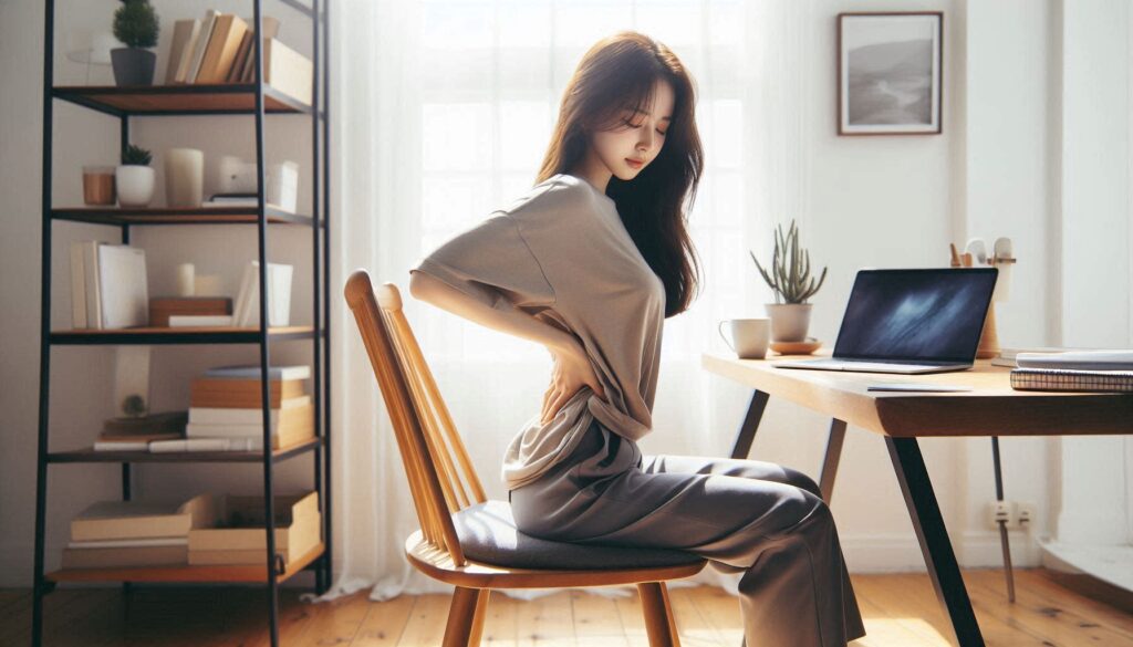 골반 틀어짐 허리 통증을 유발하는 잘못된 앉은 습관