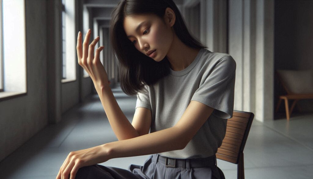 손목 통증 완화 마사지 방법을 적용하는 실제 생활 장면