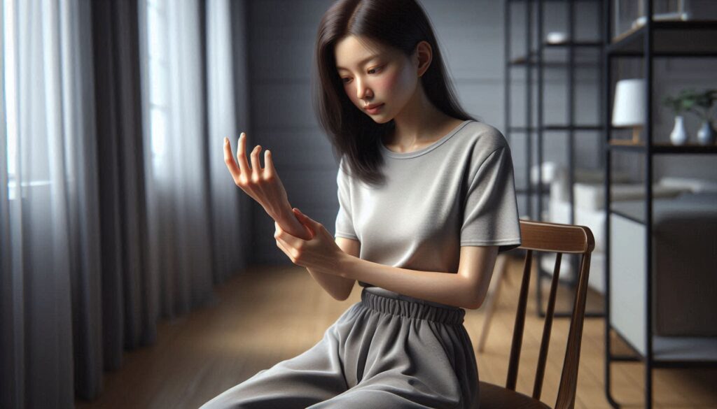 손목 통증 심할 때 의심 질환을 설명하는 실제 생활 장면
